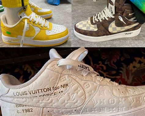 louis vuitton off white air forces|louis vuitton x off white.